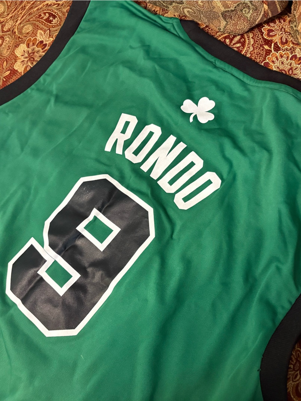 VINTAGE!!! #9 RAJON RONDO BOSTON CELTICS NBA ADIDAS AUTHENTIC JERSEY XXL